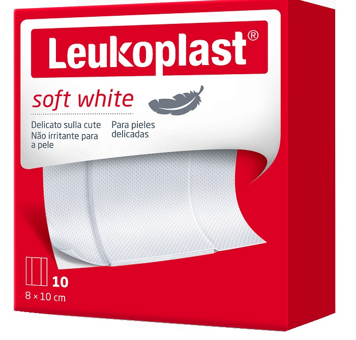 LEUKOPLAST SOFT WHITE 100 X 8 CM 10 PEZZI - Angeli Pharm