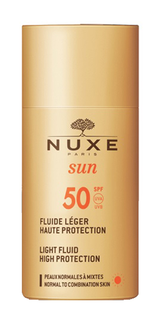 NUXE SUN FLUIDO LEGGERO ALTA PROTEZIONE SPF50 50 ML - Angeli Pharm