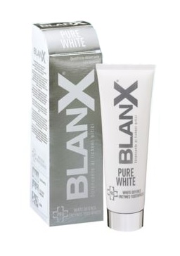 BLANX PURE WHITE DENTIFRICIO SBIANCANTE NON ABRASIVO 25 ML - Angeli Pharm