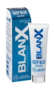 BLANX DEEP BLUE DENTIFRICIO SBIANCANTE NON ABRASIVO 75 ML - Angeli Pharm