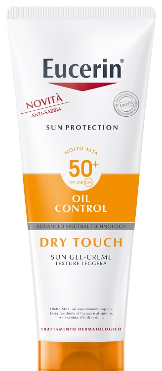 EUCERIN SUN PROTECTION OIL CONTROL DRY TOUCH SPF 50+ SUN GEL CREME 200 ML - Angeli Pharm