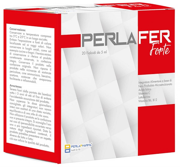 PERLAFER FORTE 20 FIALOIDI DA 5 ML - Angeli Pharm