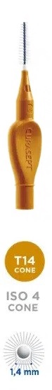 CURASEPT PROXI T14 CONE OCRA/DARK GOLD 5 PEZZI - Angeli Pharm