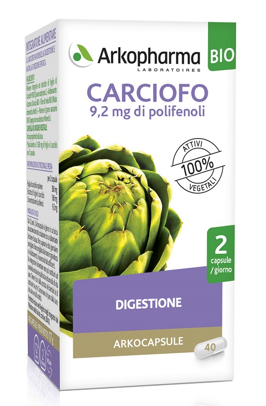 ARKO CAPSULE CARCIOFO BIO 40 CAPSULE - Angeli Pharm
