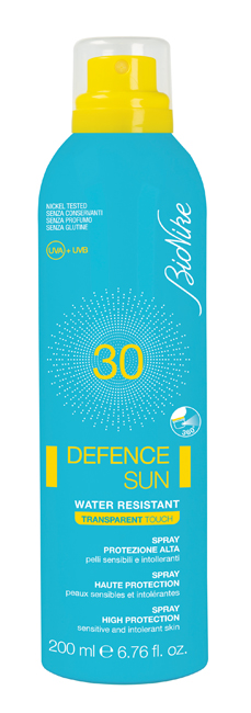 DEFENCE SUN 30 SPRAY TRANSPARENT TOUCH 200 ML - Angeli Pharm