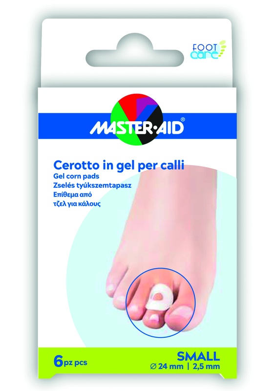 CEROTTO PROTEZIONE CALLI MASTER-AID FOOTCARE IN GEL SMALL 6 PEZZI B10 - Angeli Pharm