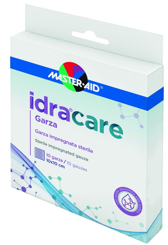 MASTER-AID IDRACARE GARZA IMPREGNATA 10X10 CM 10 PEZZI - Angeli Pharm