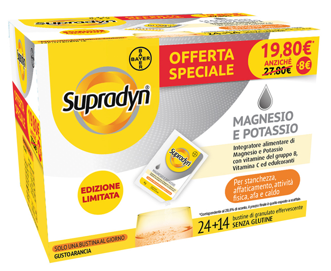 SUPRADYN MAGNESIO E POTASSIO LIMITED EDITION 14 + 24 BUSTINE - Angeli Pharm