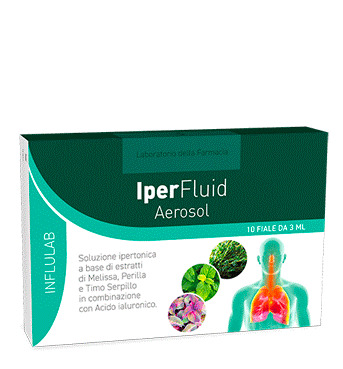 LABORATORIO DELLA FARMACIA IPERFLUID AEROSOL 10 FIALE LINEA INFLULAB - Angeli Pharm