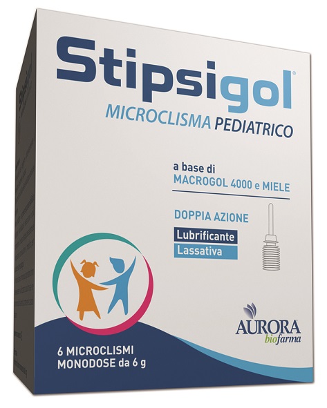 STIPSIGOL MICROCLISMA PEDIATRICO 6 X 6 G - Angeli Pharm