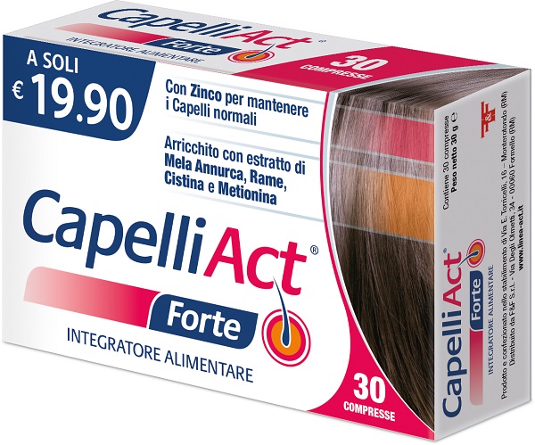 CAPELLI ACT FORTE 30 COMPRESSE - Angeli Pharm