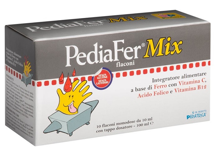 PEDIAFER MIX 10 FLACONI DA 10 ML - Angeli Pharm