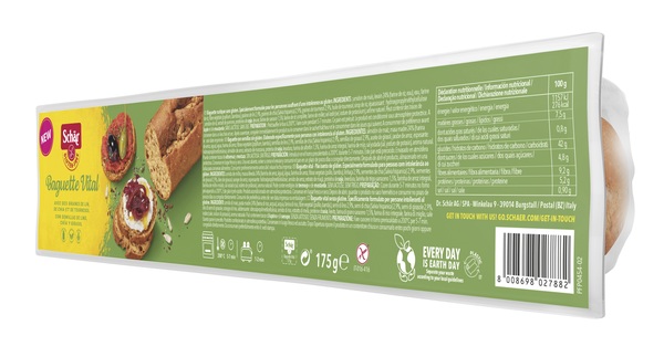SCHAR BAGUETTES VITAL SENZA LATTOSIO 175 G - Angeli Pharm