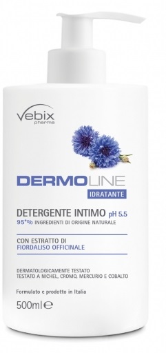 VEBIX DERMOLINE FIORDALISO DETERGENTE INTIMO 300 ML - Angeli Pharm