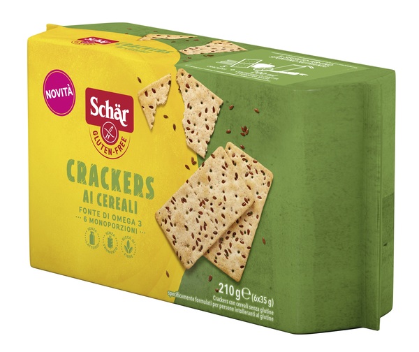 SCHAR CRACKERS CEREALI SENZA LATTOSIO 6 MONOPORZIONI DA 35 G - Angeli Pharm