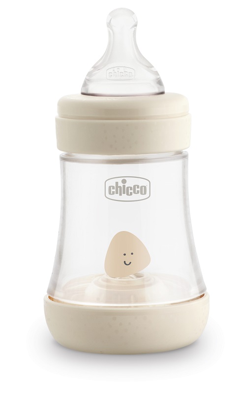 CHICCO BIBERON PERFECT 5 UNISEX 150 ML IN SILICONE 1 FORO - Angeli Pharm
