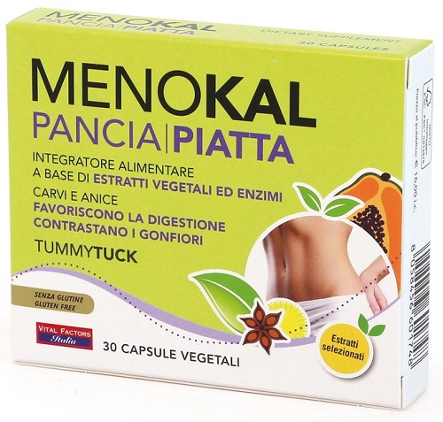 MENOKAL PANCIA PIATTA TUMMY TUCK 30 CAPSULE - Angeli Pharm