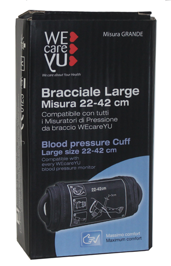 WECAREYU BRACC LARGE MISURATORE PRESSIONE - Angeli Pharm