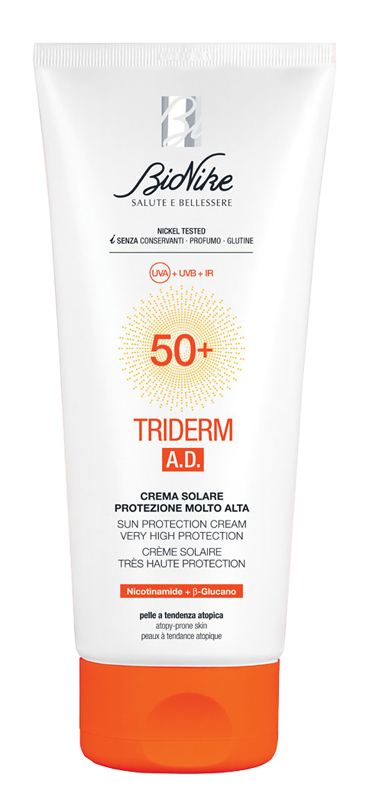 TRIDERM AD CREMA SOLARE SPF50+ 200 ML - Angeli Pharm