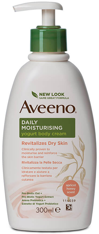 AVEENO CREMA CORPO YOGURT ALBICOCCA&MIELE 300 ML - Angeli Pharm