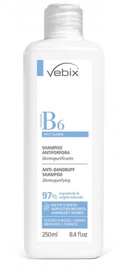 VEBIX PHYTAMIN SHAMPOO ANTIFORFORA DERMOPURIFICANTE 250 ML - Angeli Pharm