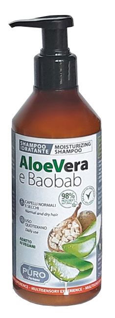 PURO SHAMPOO ALOE E BAOBAB 250 ML - Angeli Pharm