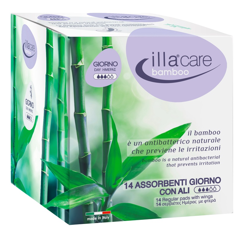 ILLA CARE BAMBOO ASSORBENTE GIORNO 14 PEZZI - Angeli Pharm