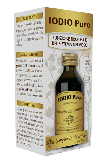 IODIO PURO ANALCOLICO 100 ML - Angeli Pharm