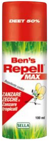 BEN'S REPELLENTE BIOCIDA 50% 100 ML - Angeli Pharm