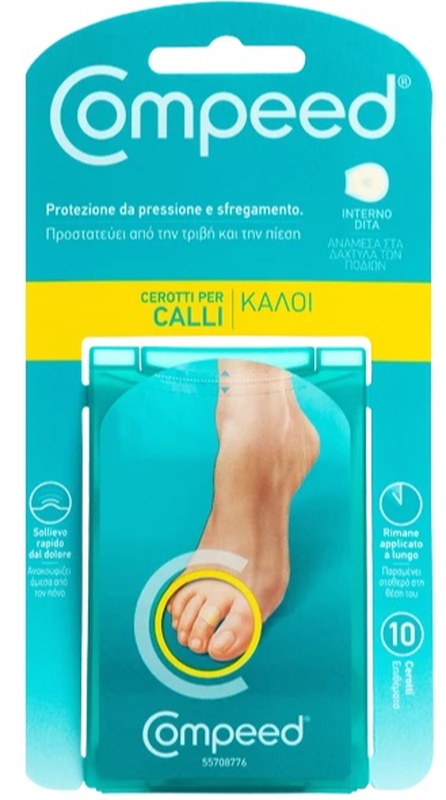 COMPEED CEROTTI PER CALLI INTERNO DITA 10 PEZZI - Angeli Pharm