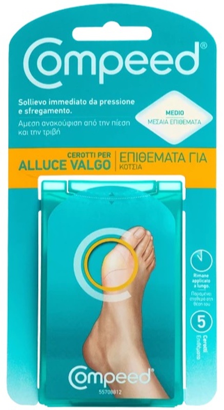 COMPEED CEROTTI PER ALLUCE VALGO 5 PEZZI - Angeli Pharm