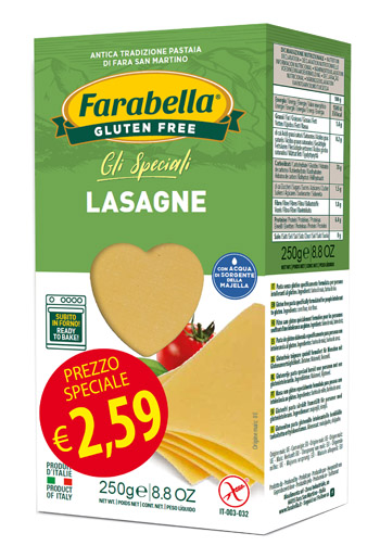 FARABELLA LASAGNA PROMO 250 G X 6 PEZZI - Angeli Pharm