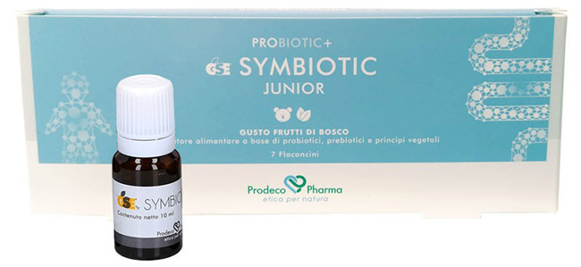 PROBIOTIC+ GSE SYMBYOTIC JUNIOR FRUTTI DI BOSCO 7 FLACONCINI - Angeli Pharm