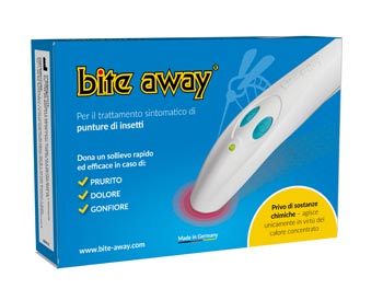 BITE AWAY DISPOSITIVO ELETTRONICO PER IL TRATTAMENTO DELLE PUNTURE DI INSETTI - Angeli Pharm
