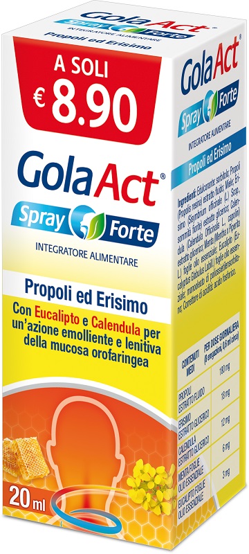 GOLA ACT SPRAY FORTE 20 ML - Angeli Pharm