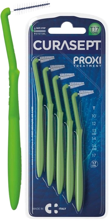 CURASEPT PROXI ANGLE P09 VERDE CHIARO/LIGHT GREEN 5 PEZZI - Angeli Pharm