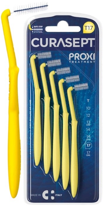 CURASEPT PROXI ANGLE T17 GIALLO/YELLOW 5 PEZZI - Angeli Pharm
