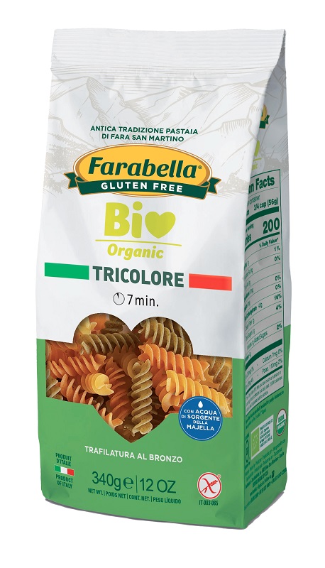 FARABELLA BIO FUSILLI TRICOLORE 340 G - Angeli Pharm