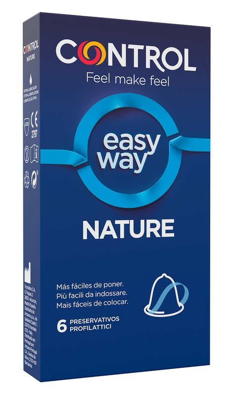 PROFILATTICO CONTROL EASY WAY NATURE 6 PEZZI - Angeli Pharm