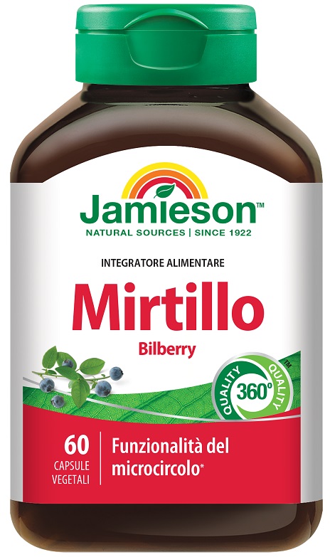 JAMIESON MIRTILLO BILBERRY 60 CAPSULE - Angeli Pharm