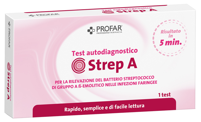 TEST STREPTOCOCCO PROFAR CON CASSETTA A POZZETTO 1 PEZZO - Angeli Pharm