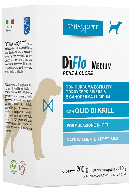 DIFLO MEDIUM PER CANI 20 BUSTINE APPETIBILI DA 10 G - Angeli Pharm