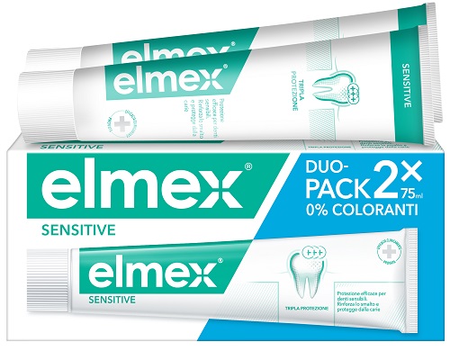 ELMEX SENSITIVE DENTIFRICIO BITUBO 2X75 ML - Angeli Pharm