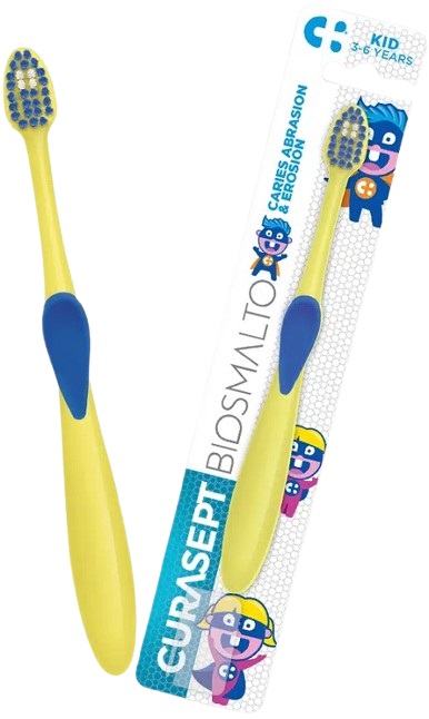 CURASEPT SPAZZOLINO BIOSMALTO KIDS 3-6 ANNI - Angeli Pharm