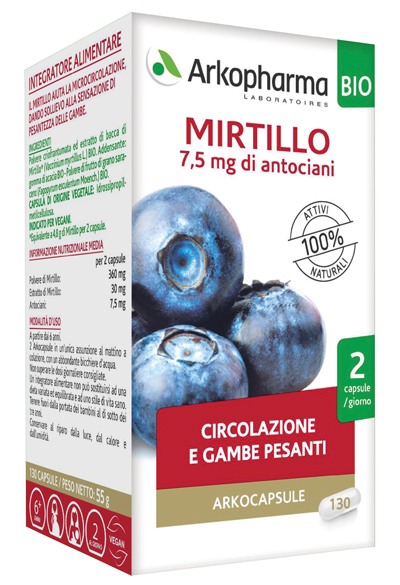 ARKOCAPSULE MIRTILLO BIO 40 CAPSULE - Angeli Pharm