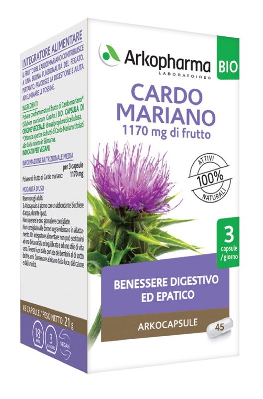 ARKO CAPSULE CARDO MARIANO 45 CAPSULE BIO - Angeli Pharm