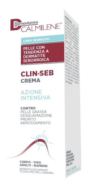 DERMOVITAMINA CALMILENE CLIN-SEB CREMA AZIONE INTENSIVA PER PELLE CON TENDENZA A DERMATITE SEBORROICA 50 ML - Angeli Pharm