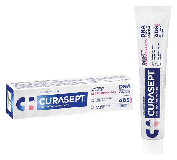 CURASEPT DENTIFRICIO 0,20 75 ML ADS+DNA - Angeli Pharm