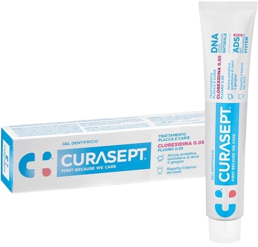 CURASEPT DENTIFRICIO 0,05 75 ML ADS+DNA - Angeli Pharm