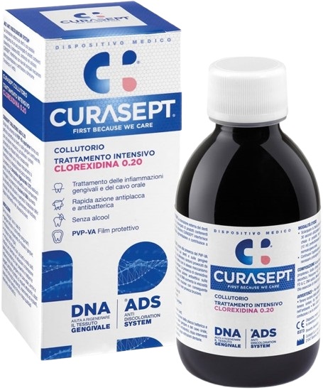 CURASEPT COLLUTORIO 0,20 ADS + DNA 200 ML - Angeli Pharm